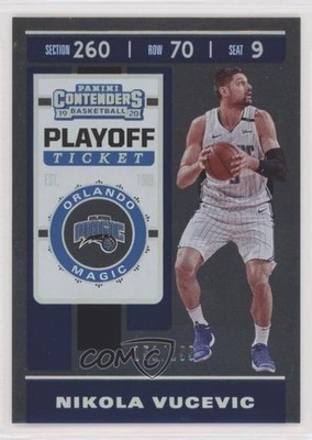 2019-20 Panini Contenders Playoff Ticket /199 Nikola Vucevic #86 rh9