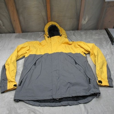 Nike ACG Jacket Mens Medium Yellow 3-Outer Layer Hooded Rain