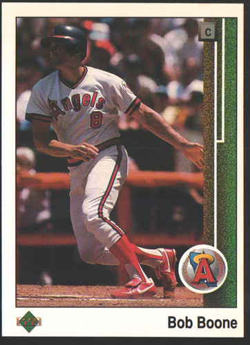 Bob Boone #119 1989 Upper Deck card