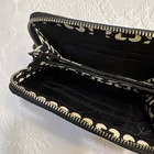 VERA BRADLEY Zip Around Continental Clutch Wallet in Black Leather Accordion  — photo 7