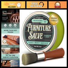 Leather Furniture Salve - Polisher, Moisturizer Restorer for Couches Vinyl -