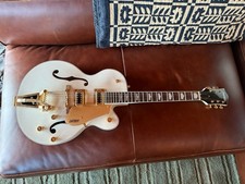 Gretsch G5427TG Electromatic Hollowbody Bigsby LE Guitar Champagne White Gold