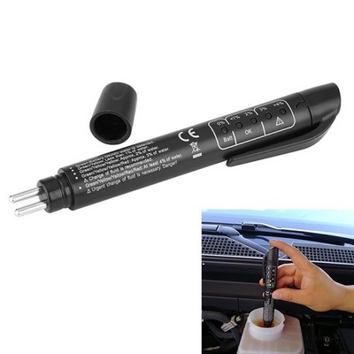 Digital Brake Fluid Tester Oil Quality Check Pen W/ 5 LED Lights for DOT3 / DOT4