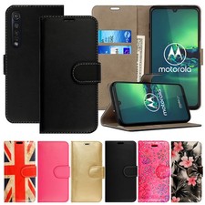Leather Flip Case For Moto G8 G7 G6 G4 Plus  G8 Play G3 Shockproof Phone Cover