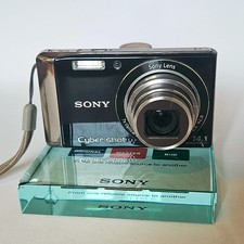 Sony Cyber-shot DSC-W370 14.1MP W/memory Card Digital Camera Black Tested