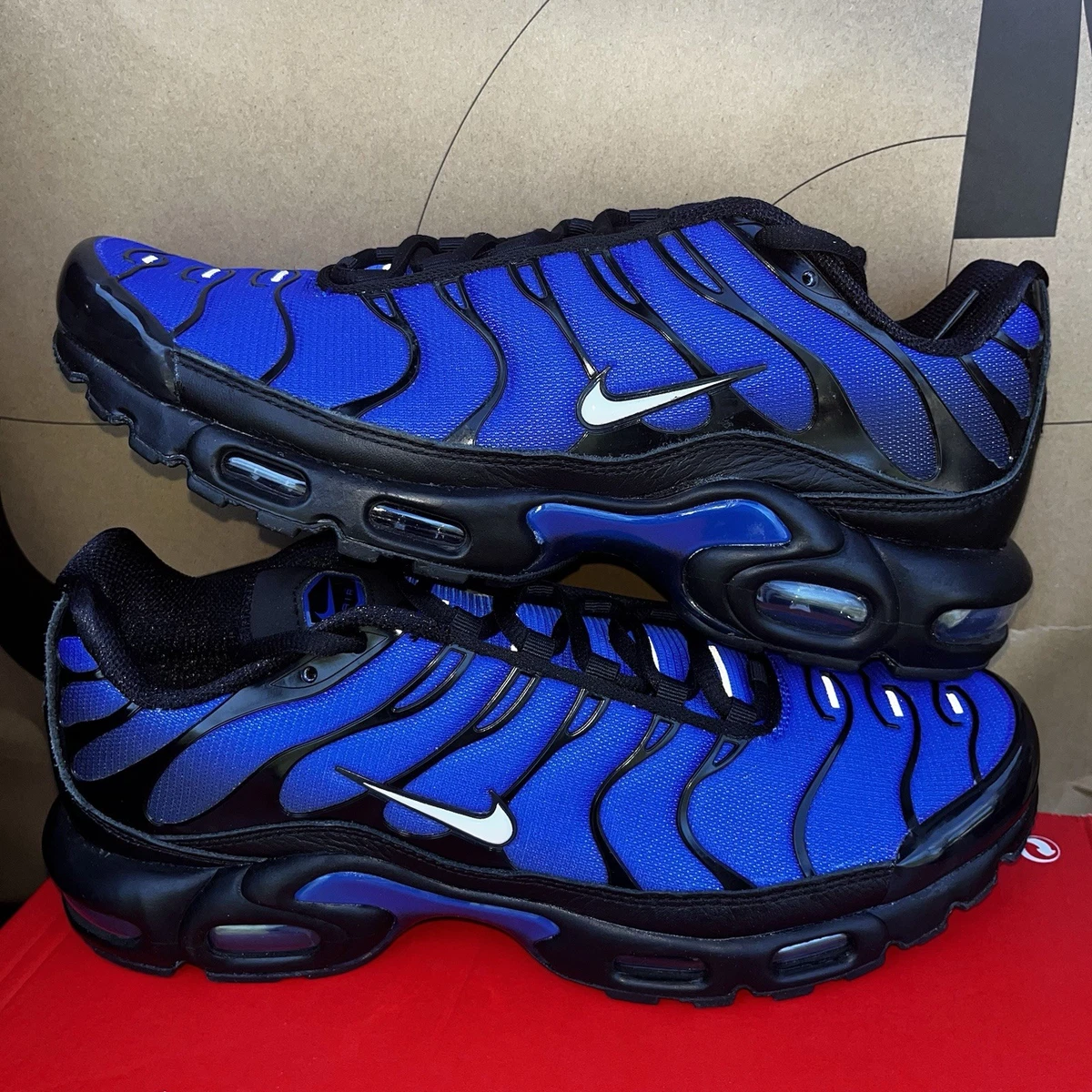 Nike Air Max Plus Black Racer Blue | eBay