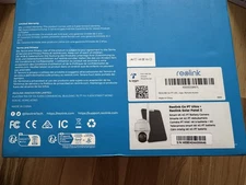 REOLINK Go PT Ultra + Solar Panel 2 Smart 4K 4G PT Battery Camera - New Open Box