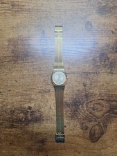 Vtg Citizen Wrist Watch Analog Round Face Gold Tone Needs Battery 