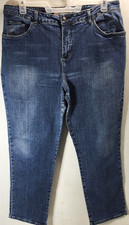 Faded Glory Jeans Womens Size 18 Average Fit Blue Denim Pants