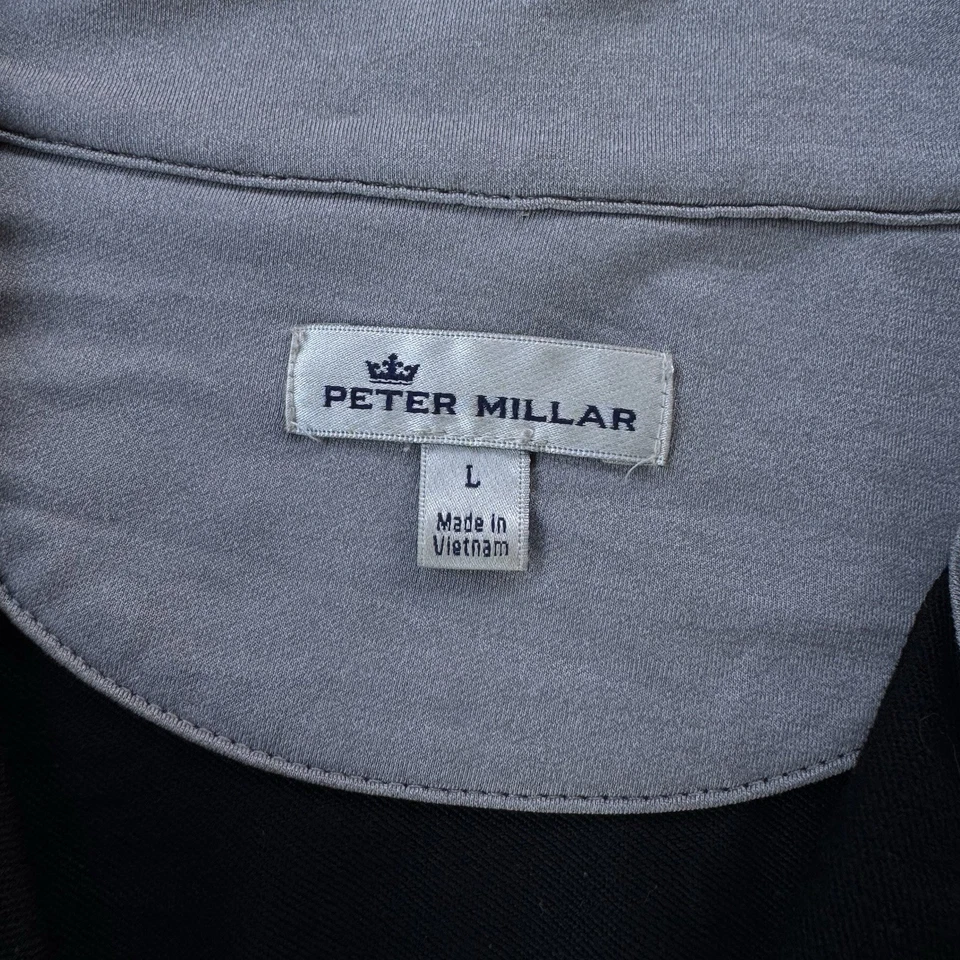 Peter Millar Perth 1/4 Zip Performance Pullover Purdue Boilermakers Size Large - Image 4 of 4