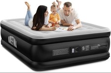Airefina Inflatable Blow Up Air Mattress with Built-in Electric Pump King Size