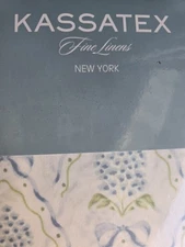 Kassatex fine linens KING  Sheet Set cotton percale 300TC NEW