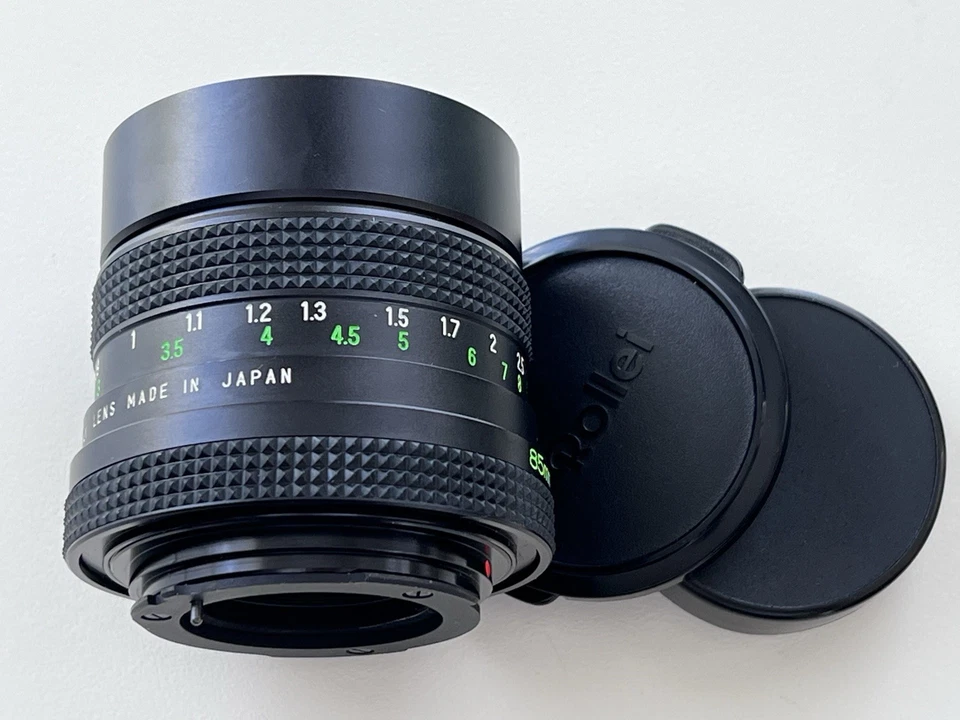 ¡Como nuevo! Raro objetivo Rollei QBM 85mm f/2.8 Rolleinar-MC con accesorios originales EE. UU. Foto 4 de 4