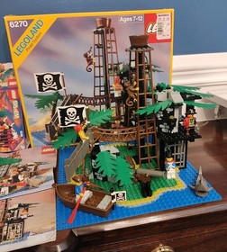 LEGO Pirates & Islanders 6270 6236 6246 Forbidden Crocodile Cage King Kahuka