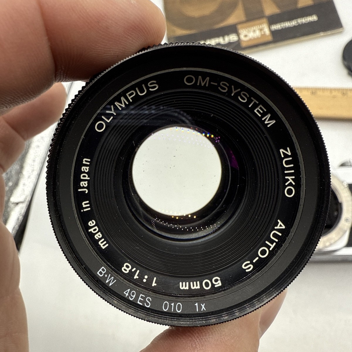 Olympus OM-1 35mm film camera with 50mm f1.8 Zuiko lens OM1 - Nice