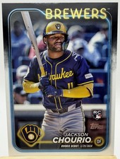 2024 Topps Update JACKSON CHOURIO Base Rookie Debut #US155 Brewers