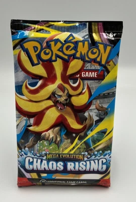 Pokemon Mega Evolution Chaos Rising Booster Pack x1 NEW SEALED FREE UK SHIPPING - Image 1 of 4