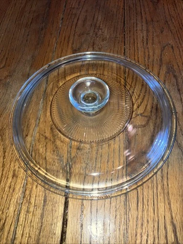 PYREX Clear Glass Saucepan Lid P-81-C Fits 1.5 PT CORNINGWARE Pan Knob Handle