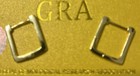 Moissanite 14kyg/925 Rectangular Earrings — photo 5