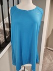 Nike - Two-Tone Blue on Blue Workout Gym Pant/Tank Set - (Size 2X) — photo 2