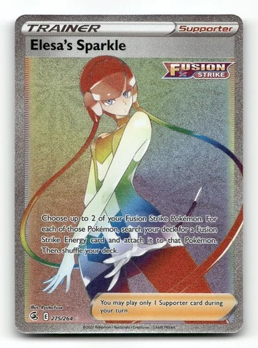 Elesa's Sparkle 275/264 - Fusion Strike - Pokemon Card NM/M