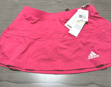 Adidas Climalite Womens's Skort Size M Pink/Fuchsia Pleated NWT