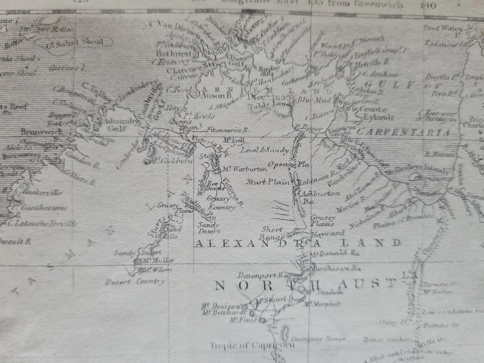 Antique 1871 map - Australia - John Dower - Image 4 of 4