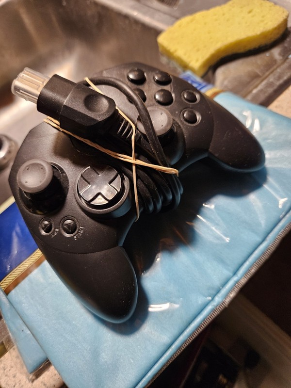 Basic Generic Xbox Controller Black Color Wired Very Good Xbox Original 5Z