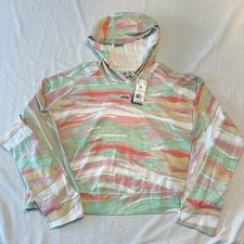 Adidas Women's Multicolor Cropped Hoodie Size 2X New with Tags