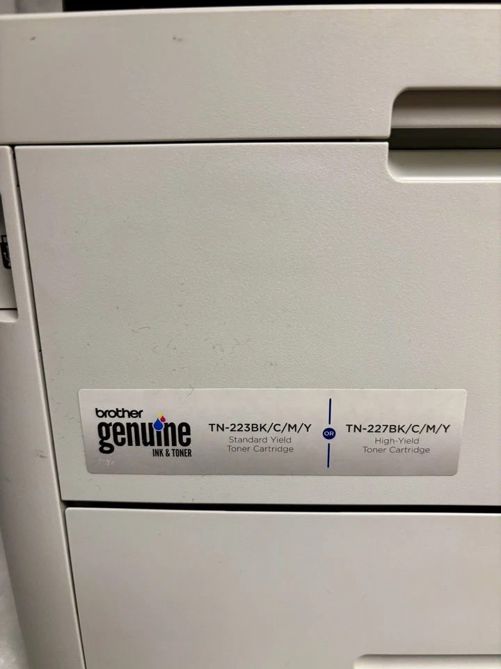 Brother MFC-L3770CDW Color Laser Wireless Printer , Toner, ONLY 4500 pgs, TESTED - Image 3 of 4