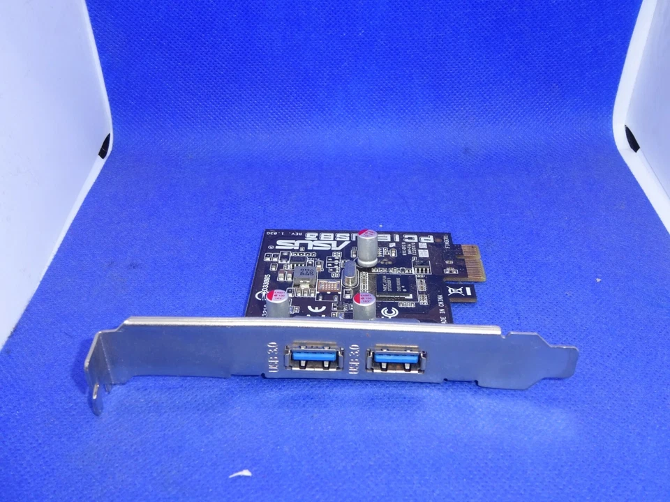 ASUS PCI-EXPRESS USB3  3.0 USB  KARTE  2-PORT PCI-e  #GK1907 - Bild 2 von 3