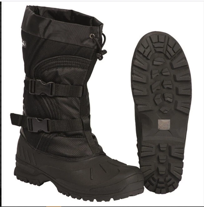Scarponcini doposci impermeabili imbottiti stivali canadesi da neve caccia pesca - Immagine 3 di 4