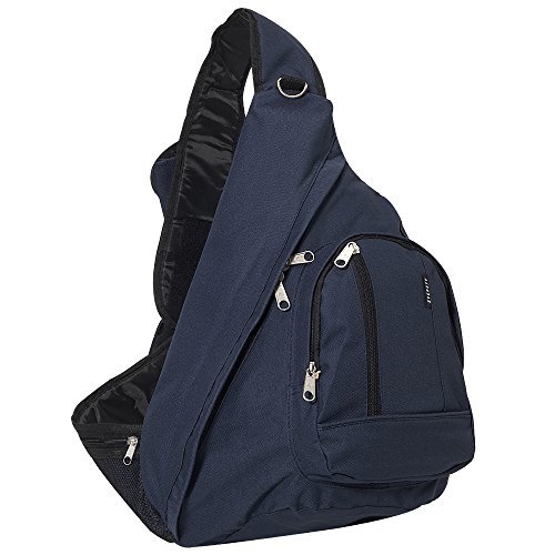 navy sling bag