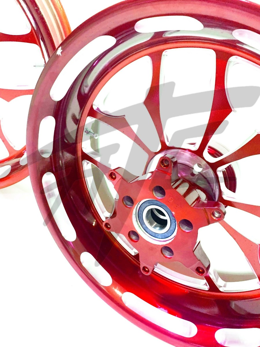 Rady 100×200サイズ STOCK SIZE CANDY RED SAMURAI WHEELS 06-11 KAWASAKI NINJA ZX