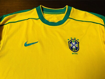 1998-1999 - Brazil Home Jersey - 1998 World Cup - Medium | eBay
