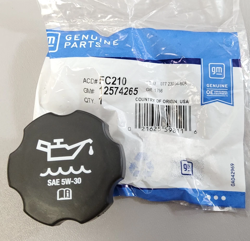 New GM Engine Oil Filler Cap Fits 96-02 Silverado Sierra 7.4L 8.1L +More FC210 - Image 2 of 4