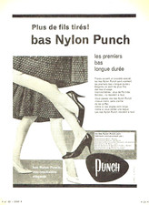 Advertising 25.03 1961 Punch Low Nylon Long Lasting