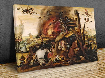 The Temptation of St Anthony canvas print art wall framed or print only