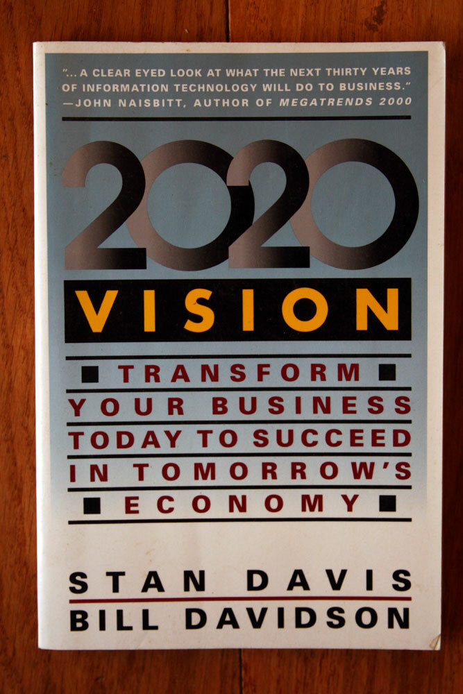 2020 Vision by Stan Davis &amp; Bill Davidson SIGNED Business 