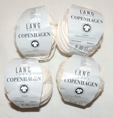 Lang Yarns  Coppenhagen  200g    4x50g     Fb 94 offwhite