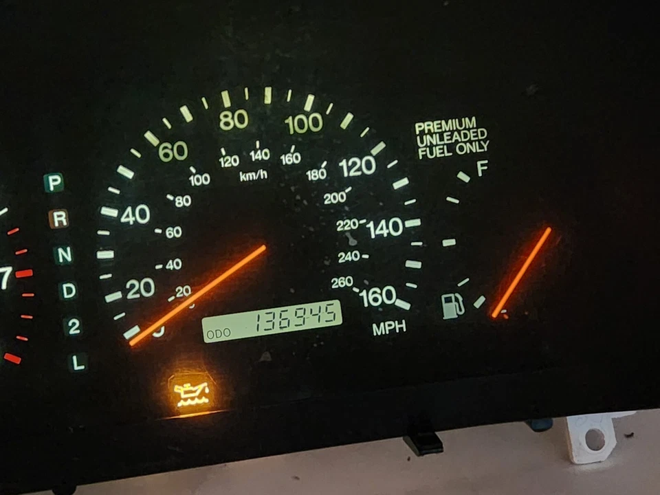 Lexus SC300 1997 velocímetro clúster automático 136 k millas 83800-24020 Foto 2 de 4