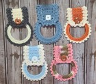 Crocheted Kitchen Towel Rings, You Pick Design, Handmade