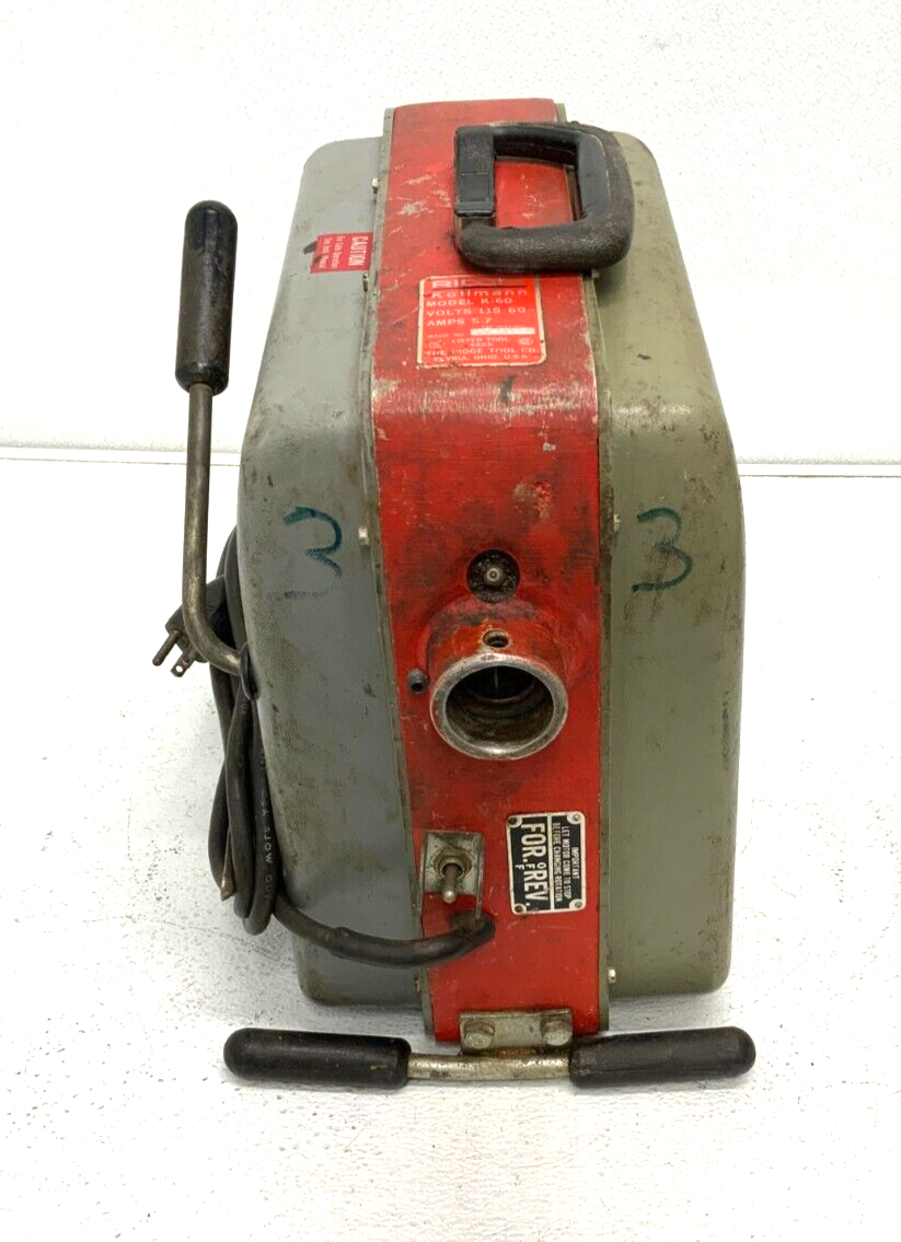 Ridgid Kollmann K60 Sectional Drain Cleaner Briefcase Cleaning Machine
