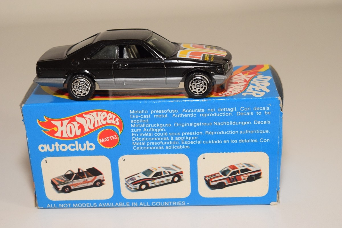 MEBETOYS HOTWHEELS MATTEL MERCEDES BENZ 500SEC 500 SEC RALLY BLACK
