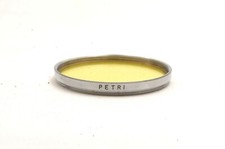 SakuraDo Camera  Rare  Excellent  Petri 40.5mm S. Y2 C. Yellow Lens Filter