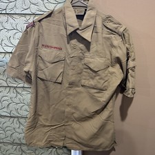 Boy Scout BSA UNIFORM SHIRT New Style Youth Large Short Sleeve I90