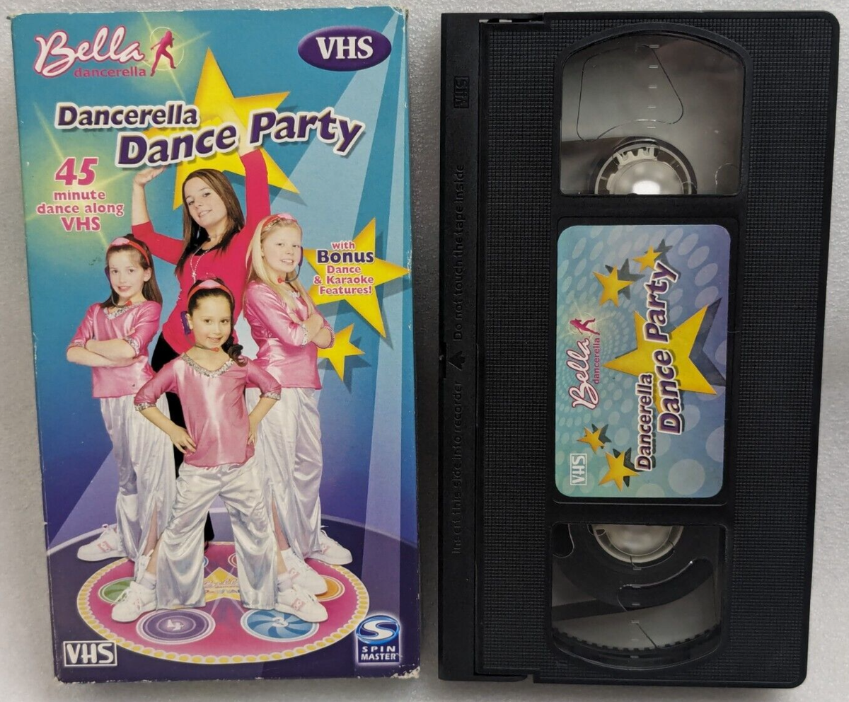 Bella Dancerella Dance Party Home Ballet Studio (VHS, 2003, Spin