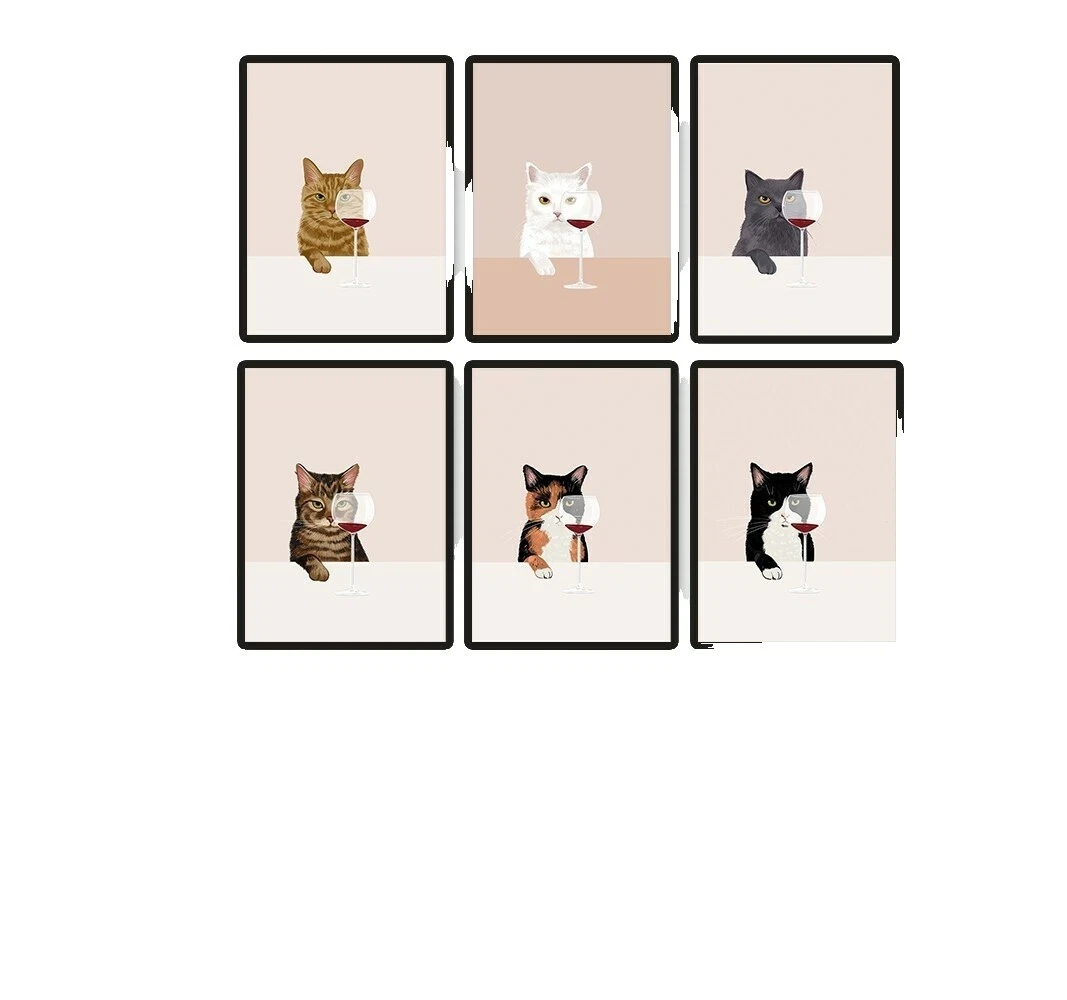 Cats Pop Art Home Décor Posters & Prints