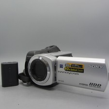 Sony Handycam DCR-SR35E Handheld High Definition Camcorder Silver Tested