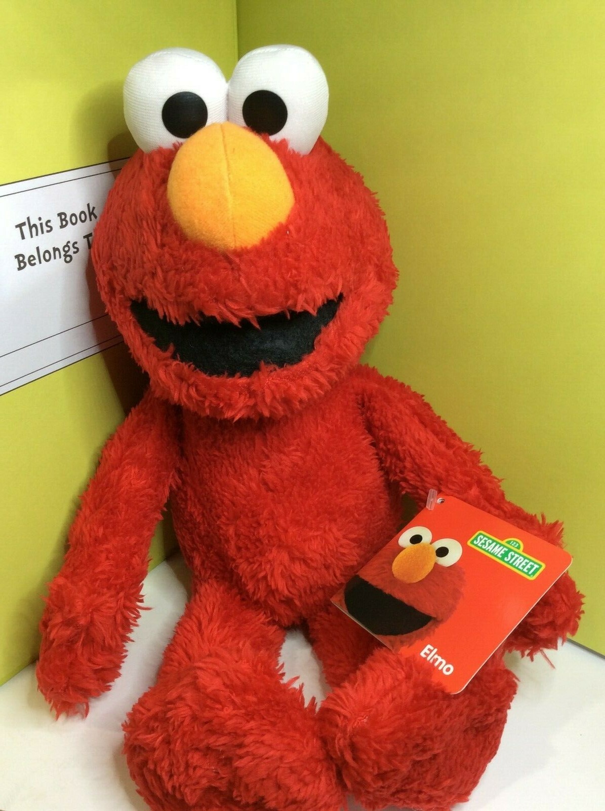 Elmo Plush Toy Story Book 